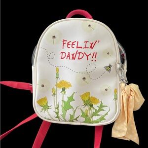 Betsey Johnson Feelin' Dandy Bumblebee Dandelion Backpack
